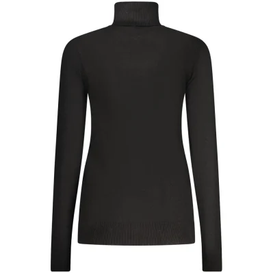 Black Viscose Women Sweater
