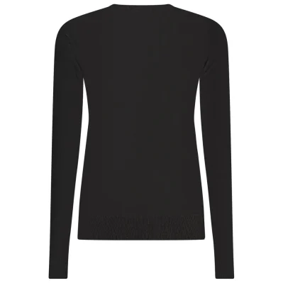 Black Polyester Sweater