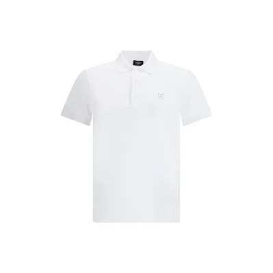 White Cotton Polo Shirt