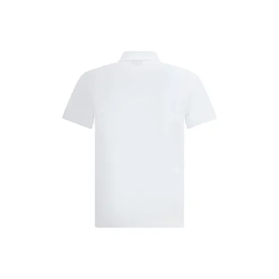 White Cotton Polo Shirt