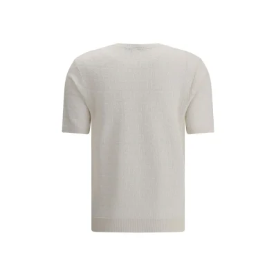 White Viscose T-Shirt
