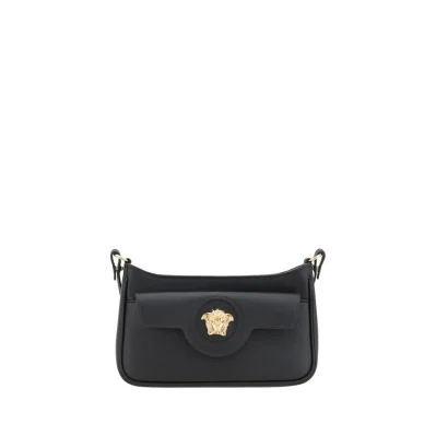 Black Calf Leather Bos Taurus Shoulder Bag