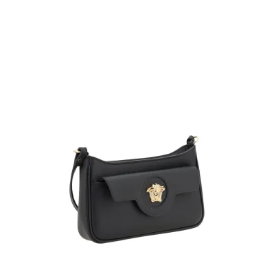 Black Calf Leather Bos Taurus Shoulder Bag