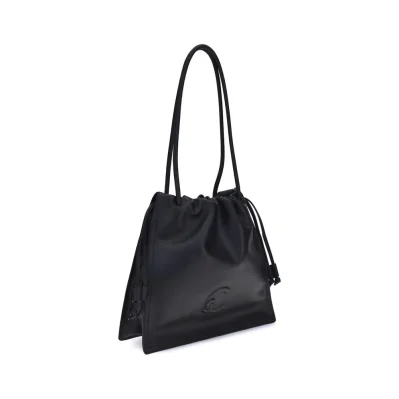 Black Calf Leather Bos Taurus Handbag