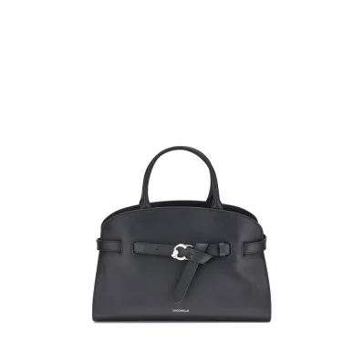 Black Calf Leather Bos Taurus Handbag