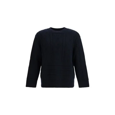 Blue Wool Sweatshirt