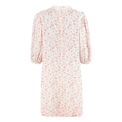 White Viscose Casual Dress