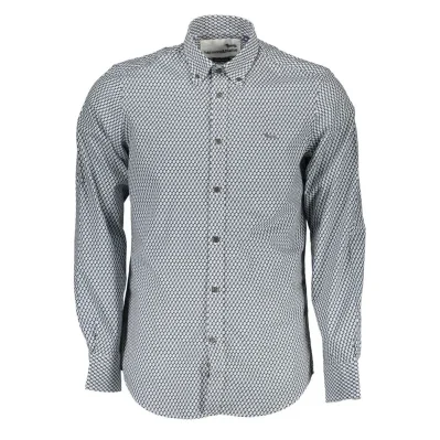 Blue Cotton Pattern Shirt