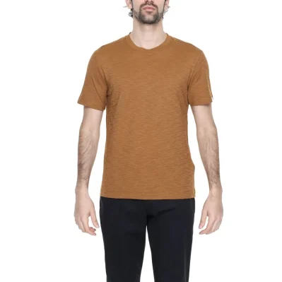 Brown Cotton T-Shirt