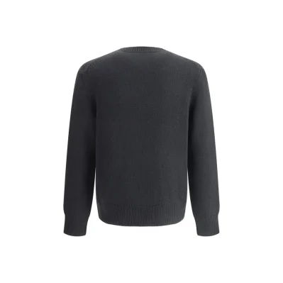 Black Wool Sweatshirt