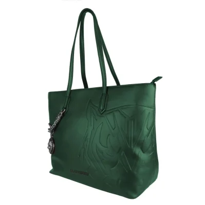 Green Leather Shoulder Bag