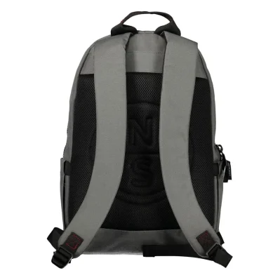 Grigio Polyester Men Backpack