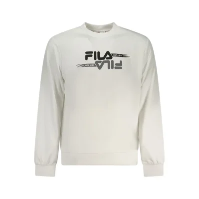 White Polyester Men's Sweatshirt
