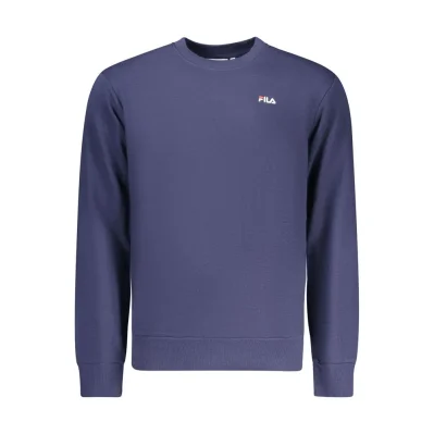 Blue Cotton Men's Sweatshirt