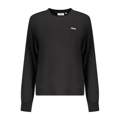 Black Organic Cotton Women Sweatshirt