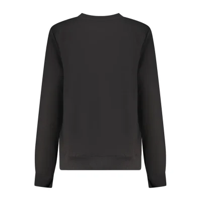 Black Organic Cotton Women Sweatshirt