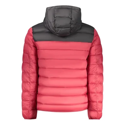 Red Polyamide Men's Jacket