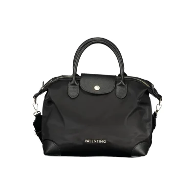 Black Polyester Handbag