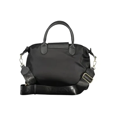 Black Polyester Handbag