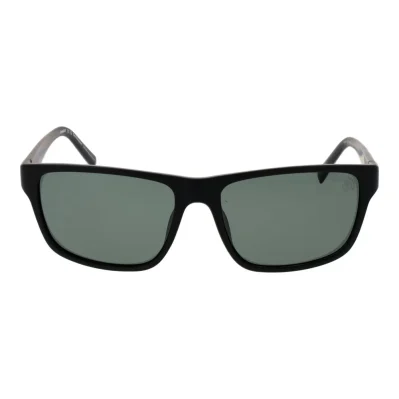 Black Stainless Steel Sunglasses