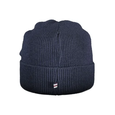 Blue Polyacrylic Men's Cap