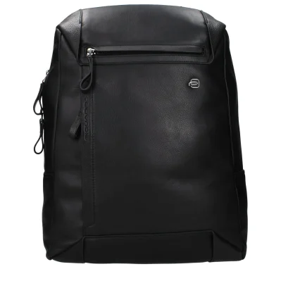 Black Leather Backpack
