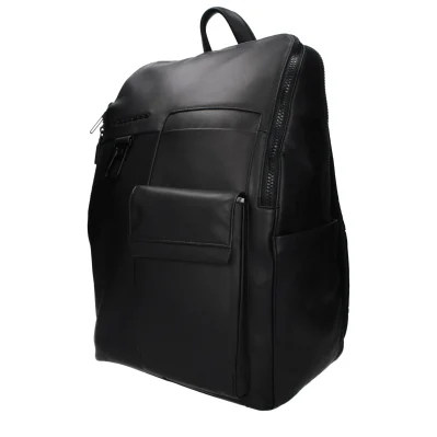 Black Leather Backpack