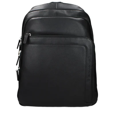 Black Leather Backpack