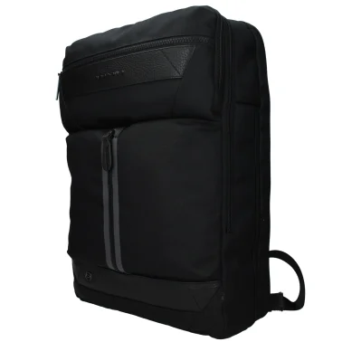 Black Fabric Backpack