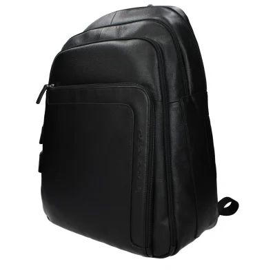 Black Leather Backpack
