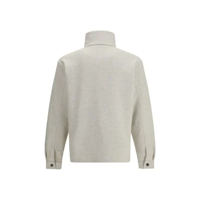 Beige Cotton Sweatshirt