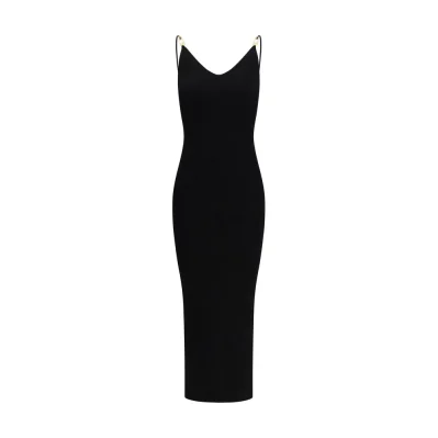 Black Viscose Cocktail Dress