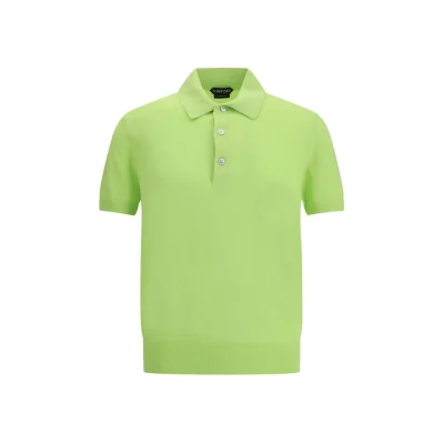 Green Cotton Polo Shirt