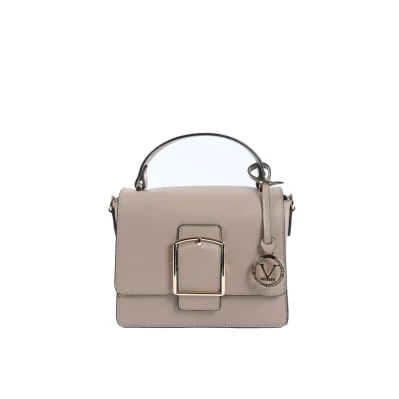 Beige Leather Crossbody Bag